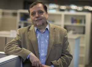 Director of the UVA Center for Diabetes Technology, Dr. Boris Kovatchev, PhD. pictured posing.